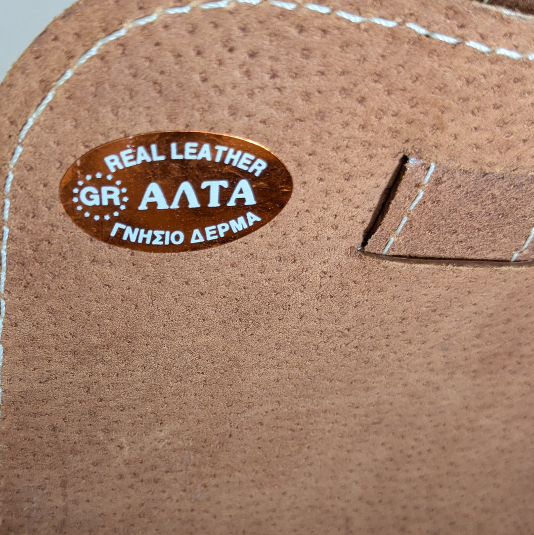 Greek Leather Convertible Messenger Bag
