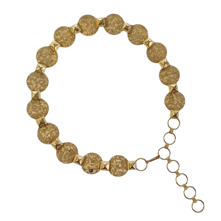 Vintage Gold Disk Belt