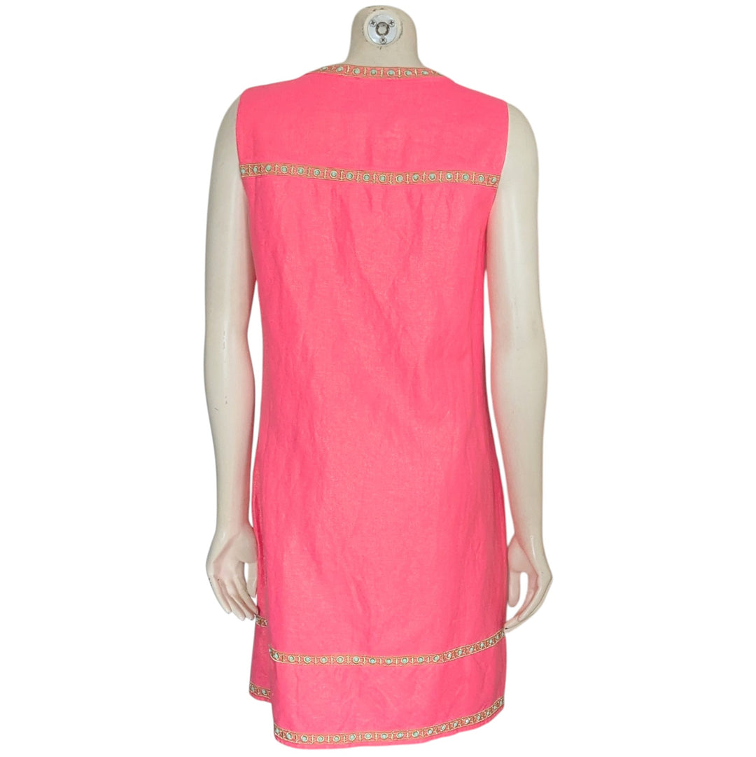Vineyard Vines Linen Blend Sheath Dress Size 6