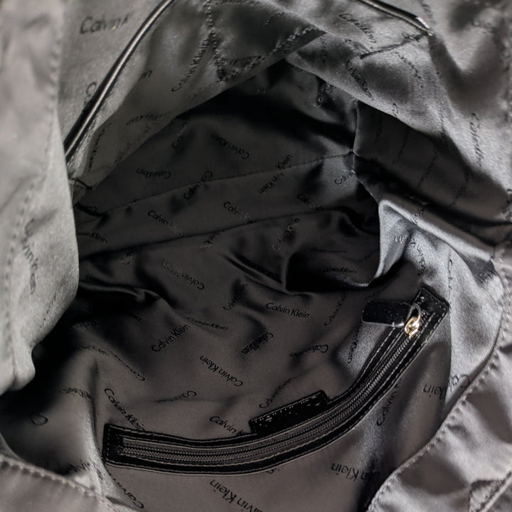 Calvin Klein Quilted Nylon Tote