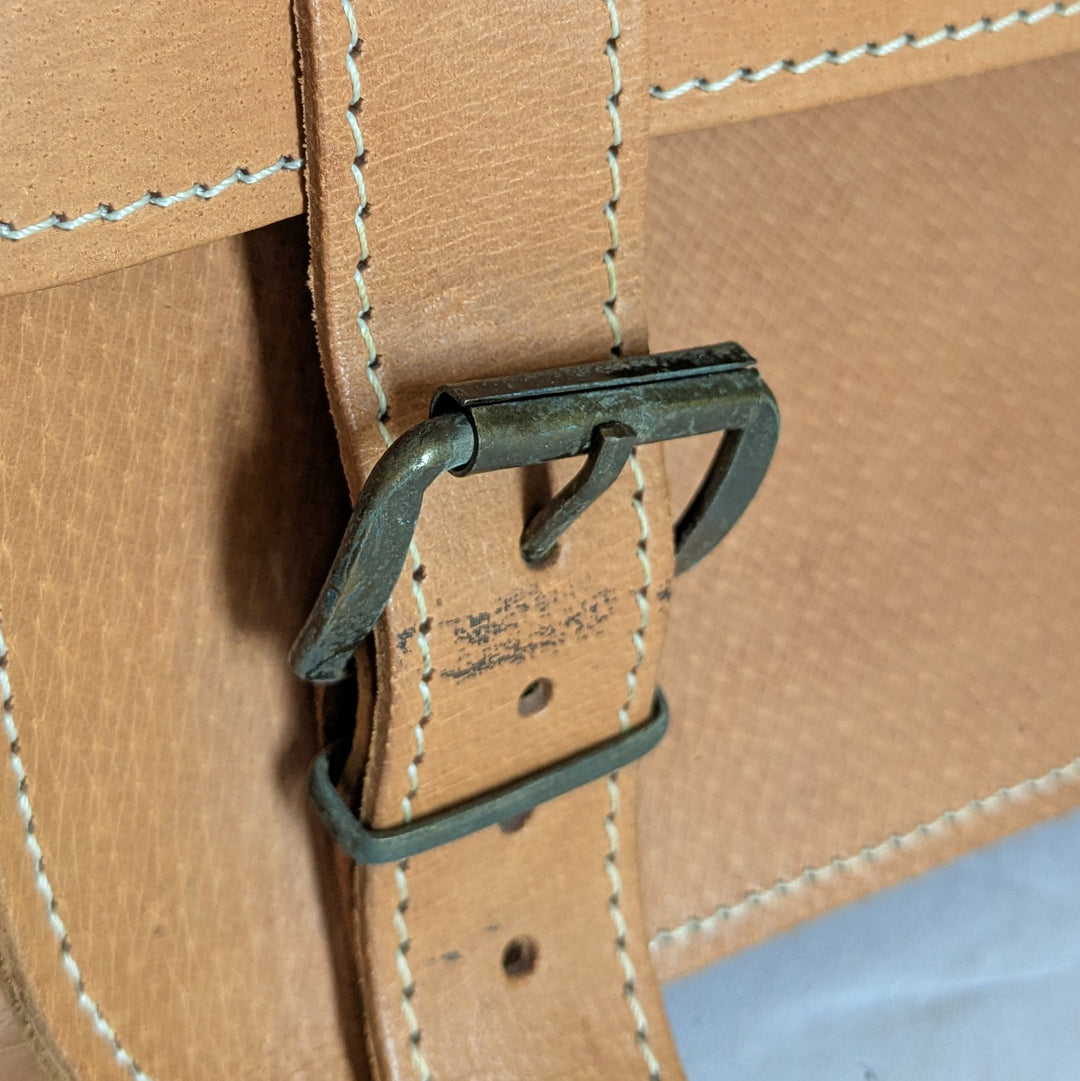 Greek Leather Convertible Messenger Bag