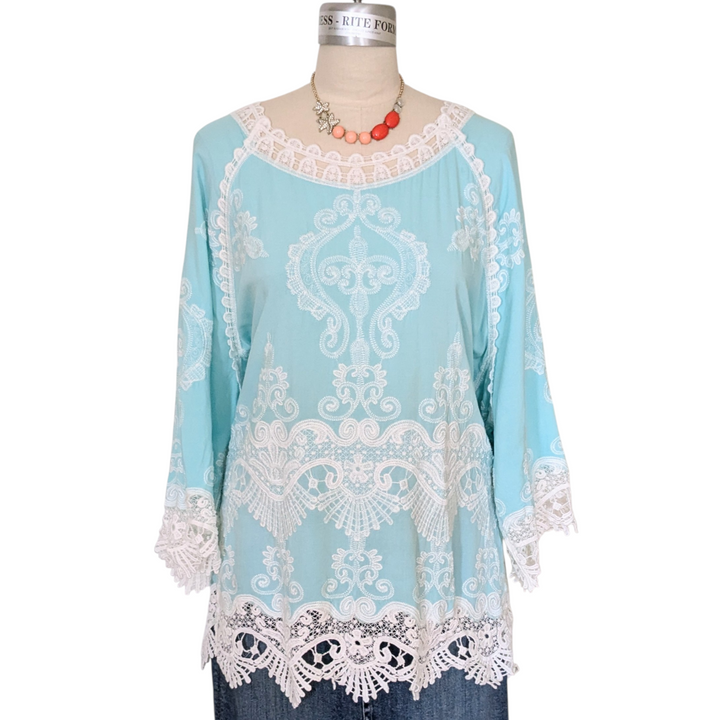 Leo & Nicole Tunic Top Size 2X