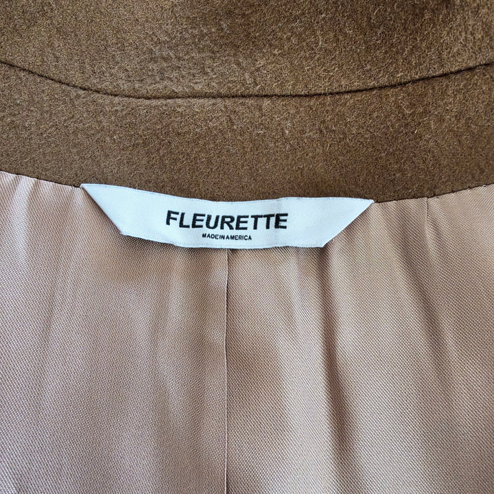 Fleurette Wool Coat Size 14
