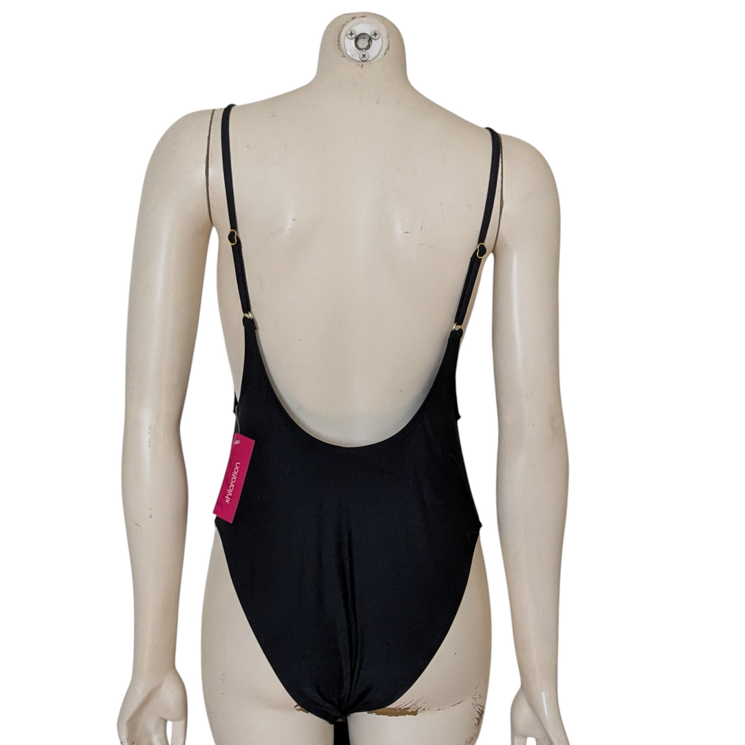 Xhilaration Black Tank Swimsuit Size Medium