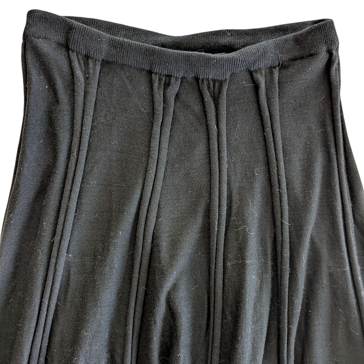 Black Knit Bubble Skirt Size Small