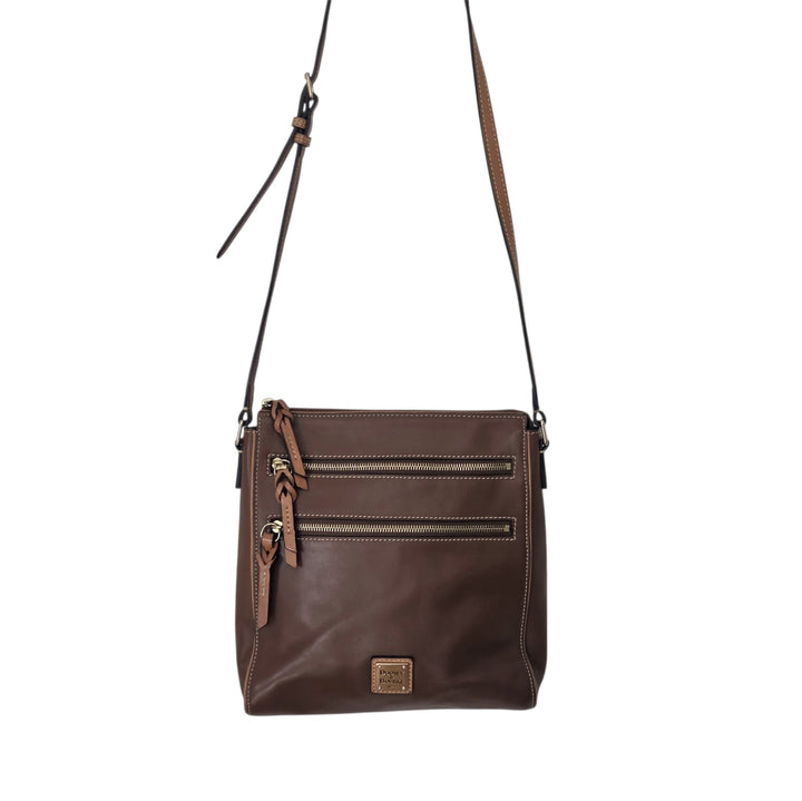 Dooney & Bourke Brown Leather Crossbody
