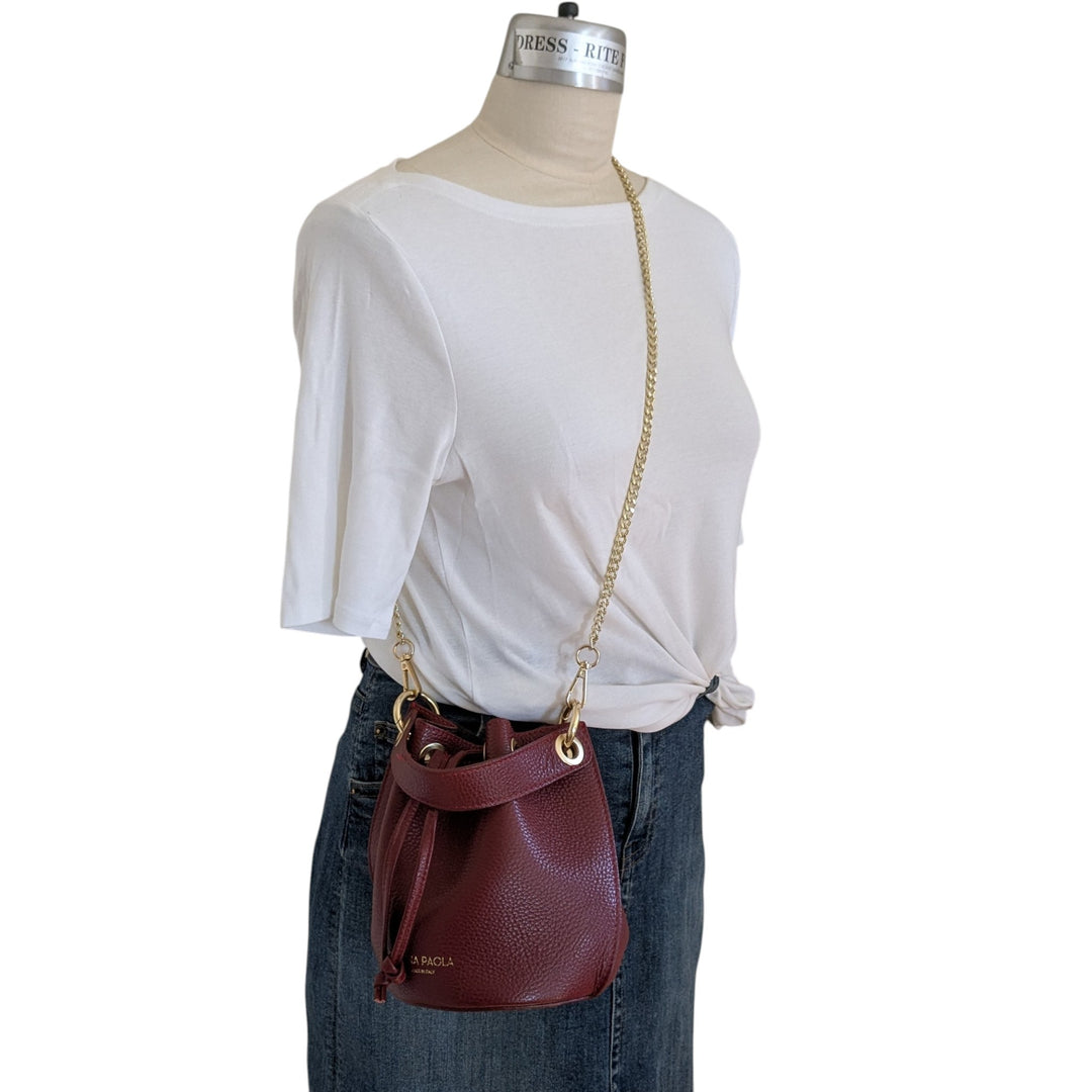 Anna Paoli Mini Bucket Crossbody Bag