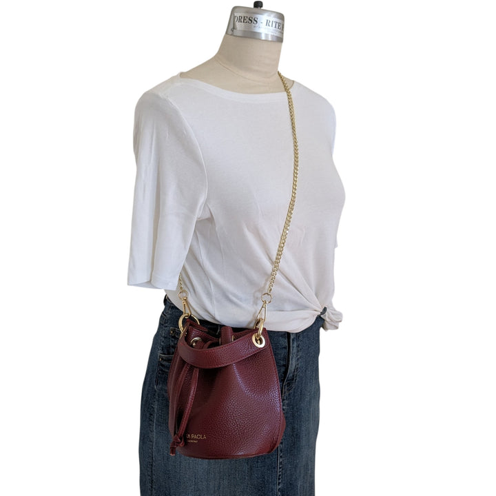 Anna Paoli Mini Bucket Crossbody Bag