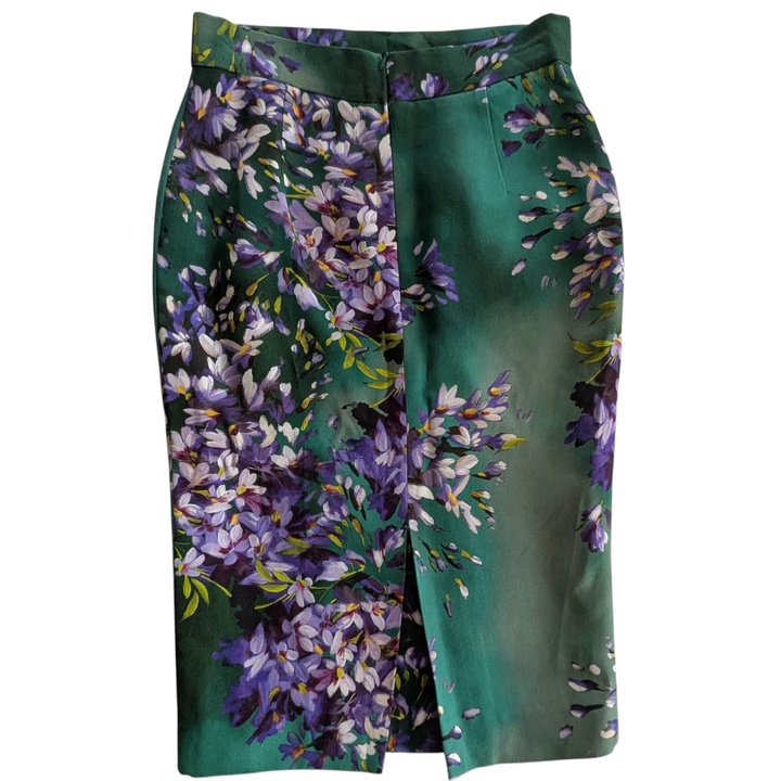 Escada Floral Pencil Skirt Size 36
