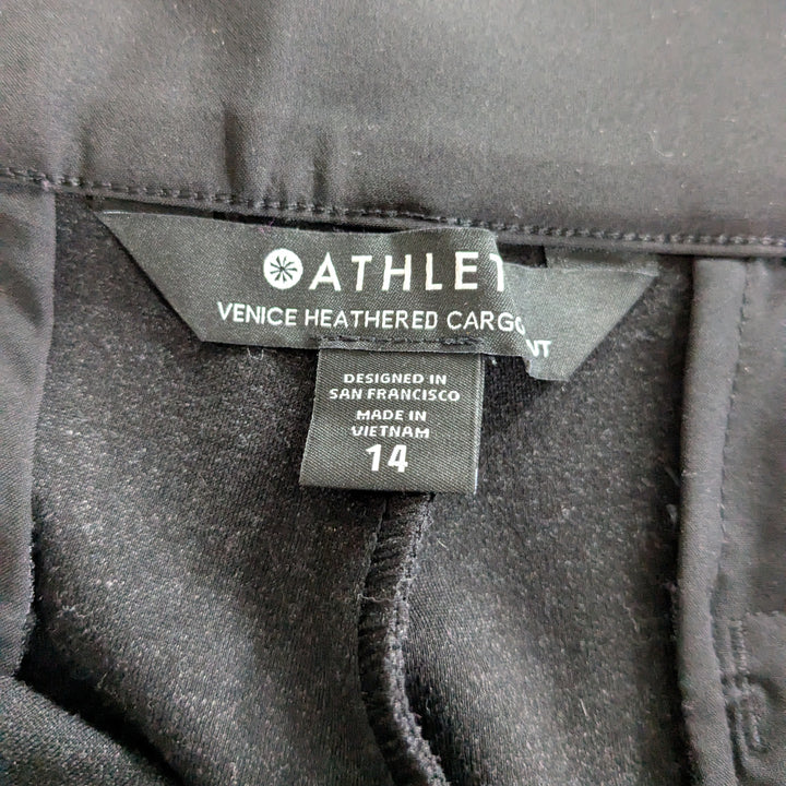 Athleta Venice Heathered Grey Cargo Pants Size 14