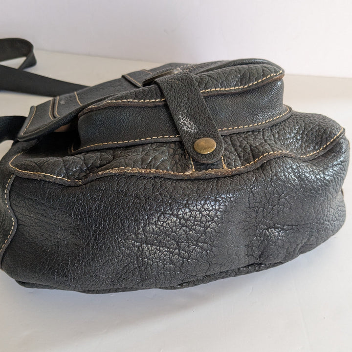 Patricia Nash Leather Saddle Bag