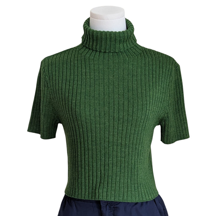 STAUD Lilou Ribbed Knit Sweater Size Small
