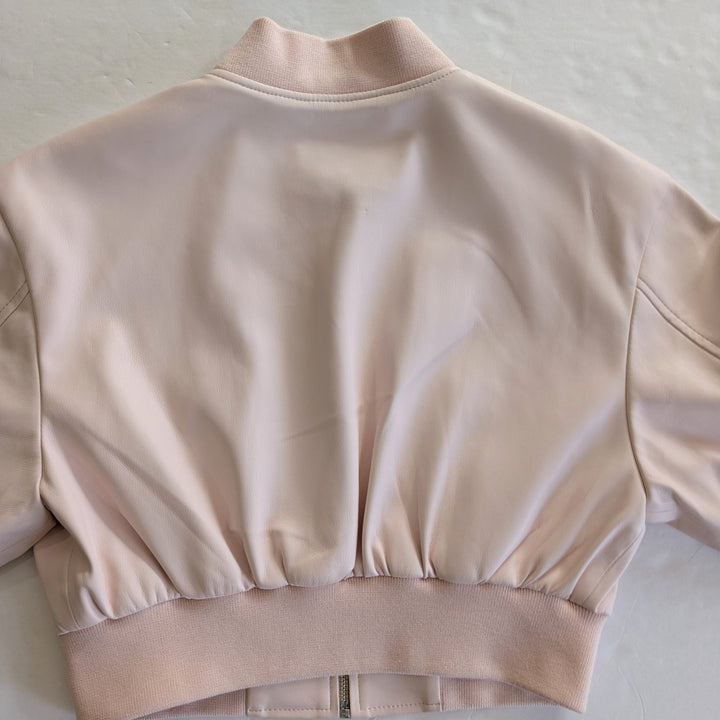 LAMARQUE Faux Leather Bomber Jacket Size XS