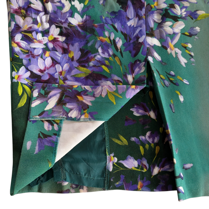 Escada Floral Pencil Skirt Size 36