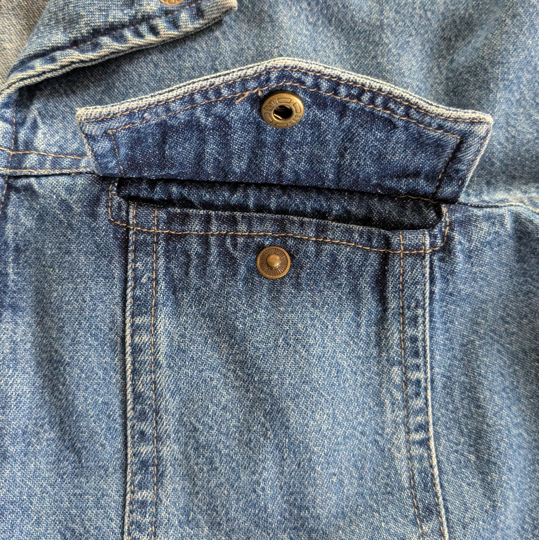 Eddie Bauer Denim Dress Size Large