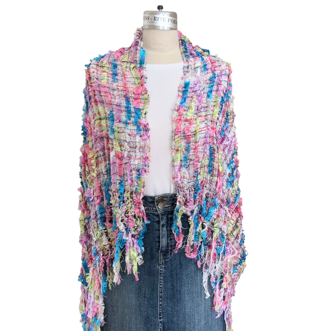 Cha Chi's Multi Color Scarf Wrap