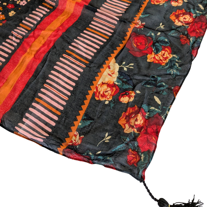 Saachi Wool & Silk Square Scarf
