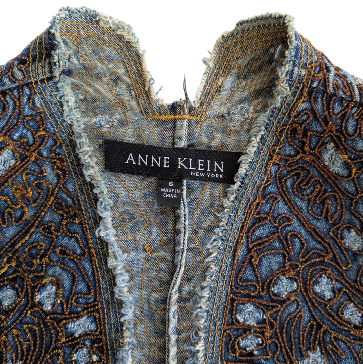 Anne Klein Denim Jacket Size 6