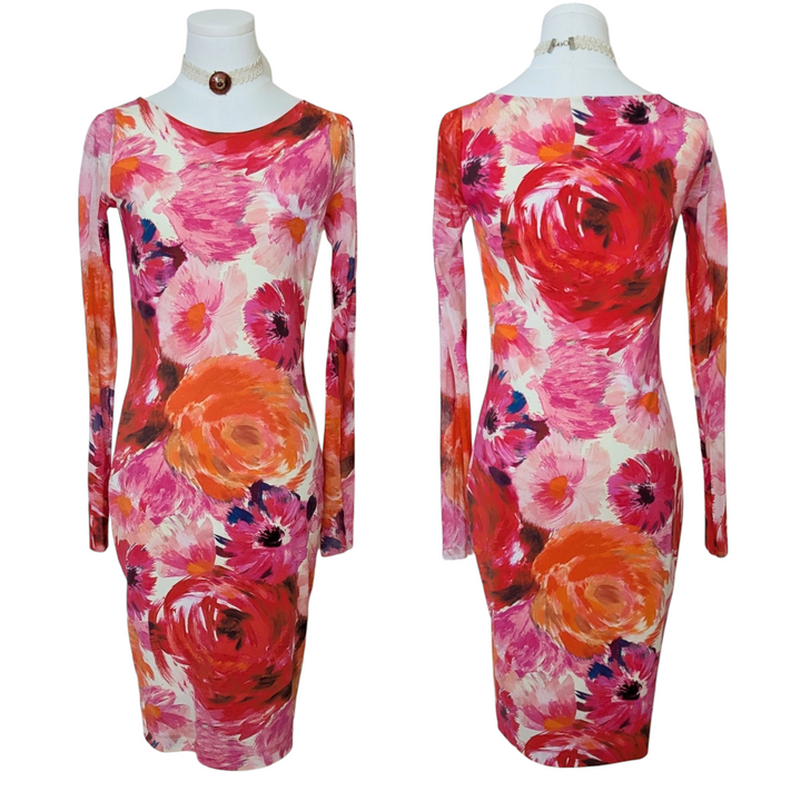 Fuzzi Body Conscious Dress Size Large