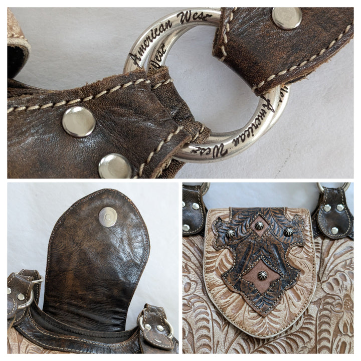 American West Shoulder Bag and Wallet Set