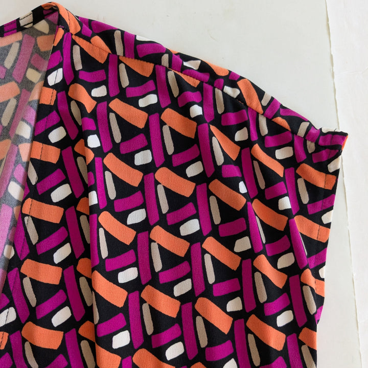 Maggy London Faux Wrap Dress Size 8