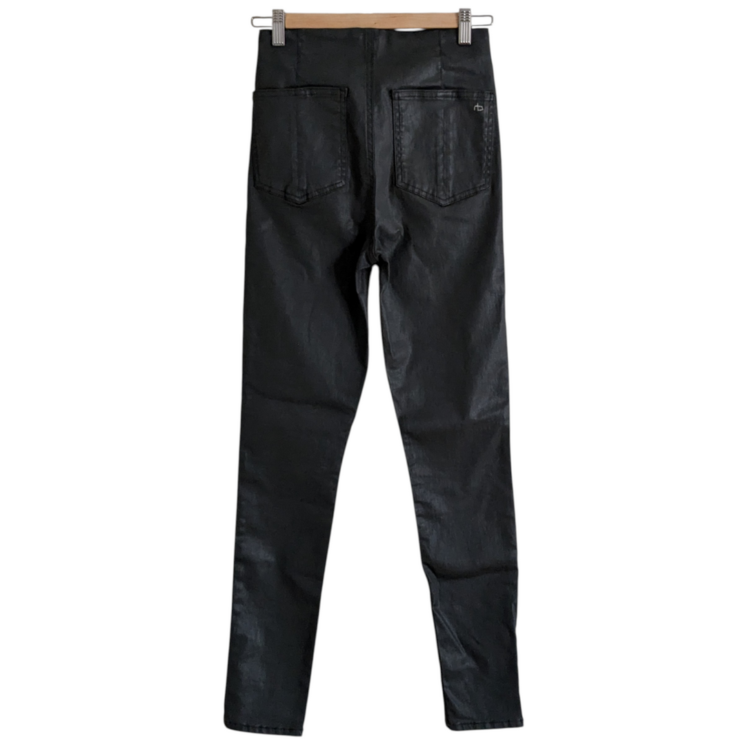 Rag & Bone Nina Coated Cotton Pull On Pants Size 8 NWT