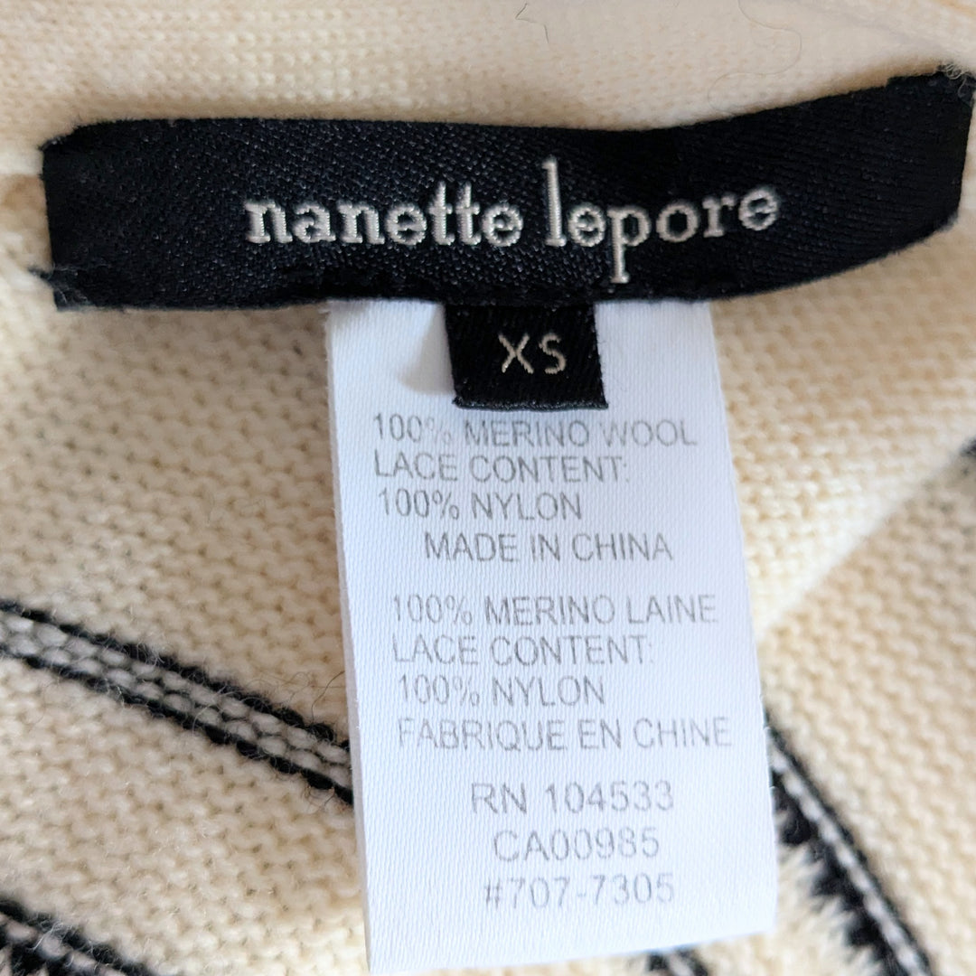 Nanette Lepore Embroidered Sweater Dress Size XS