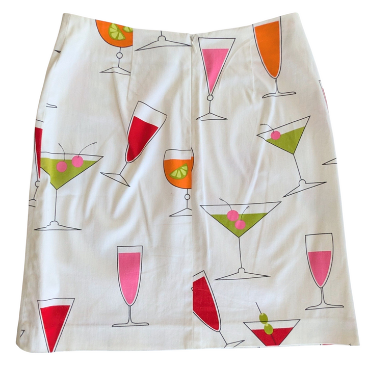 Randi M Print Pencil Skirt Size 4
