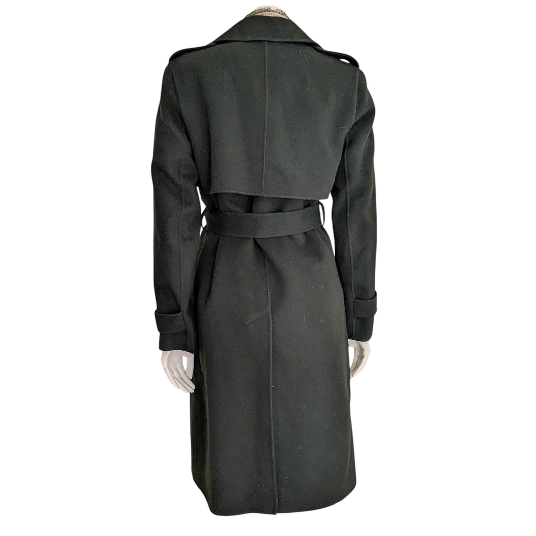 Theory Wool and Cashmere Wrap Coat Size Small