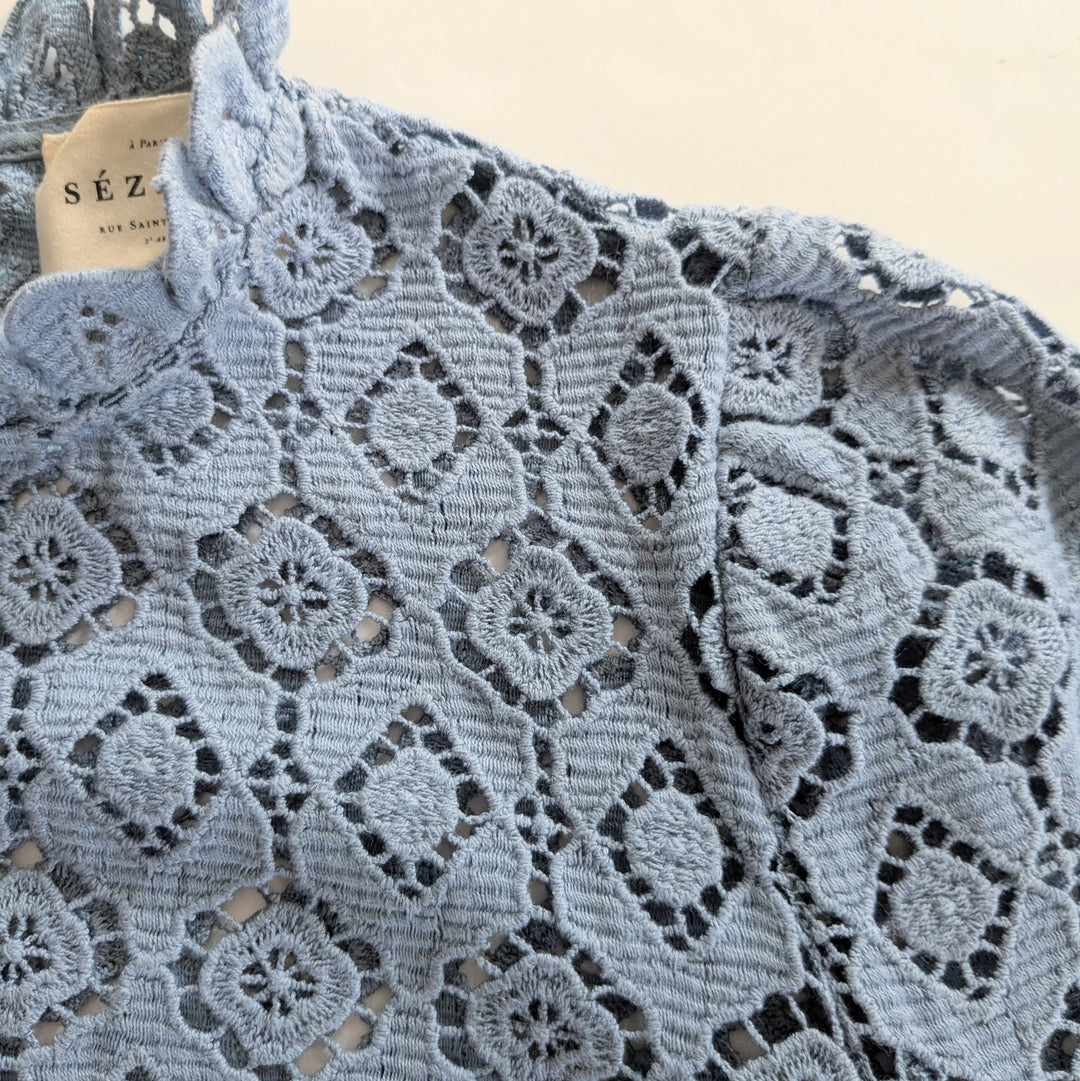 Sezane Eglentine Lace Top Size 34/2