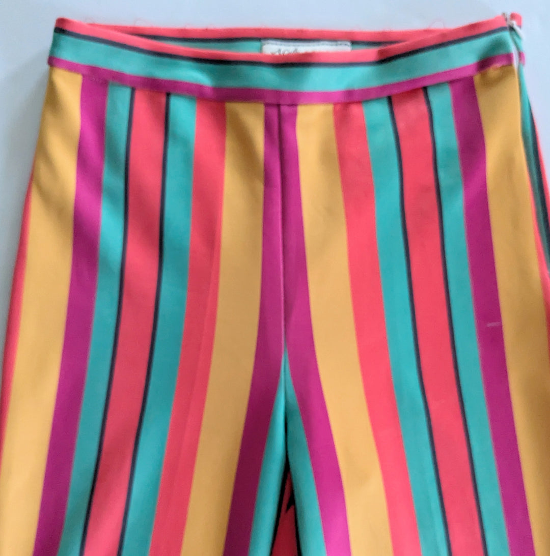 A Calin for Flying Tomato Striped Pants Size Medium