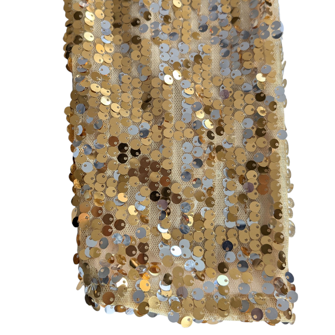 Gold Sequin Bolero Jacket