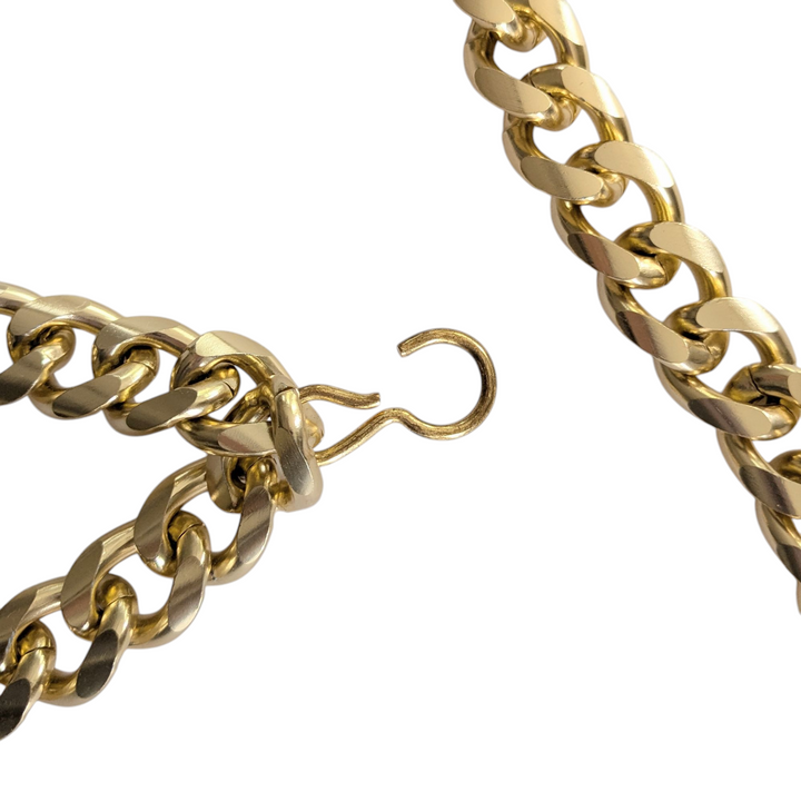 Gold Oversized Link Chain Belt
