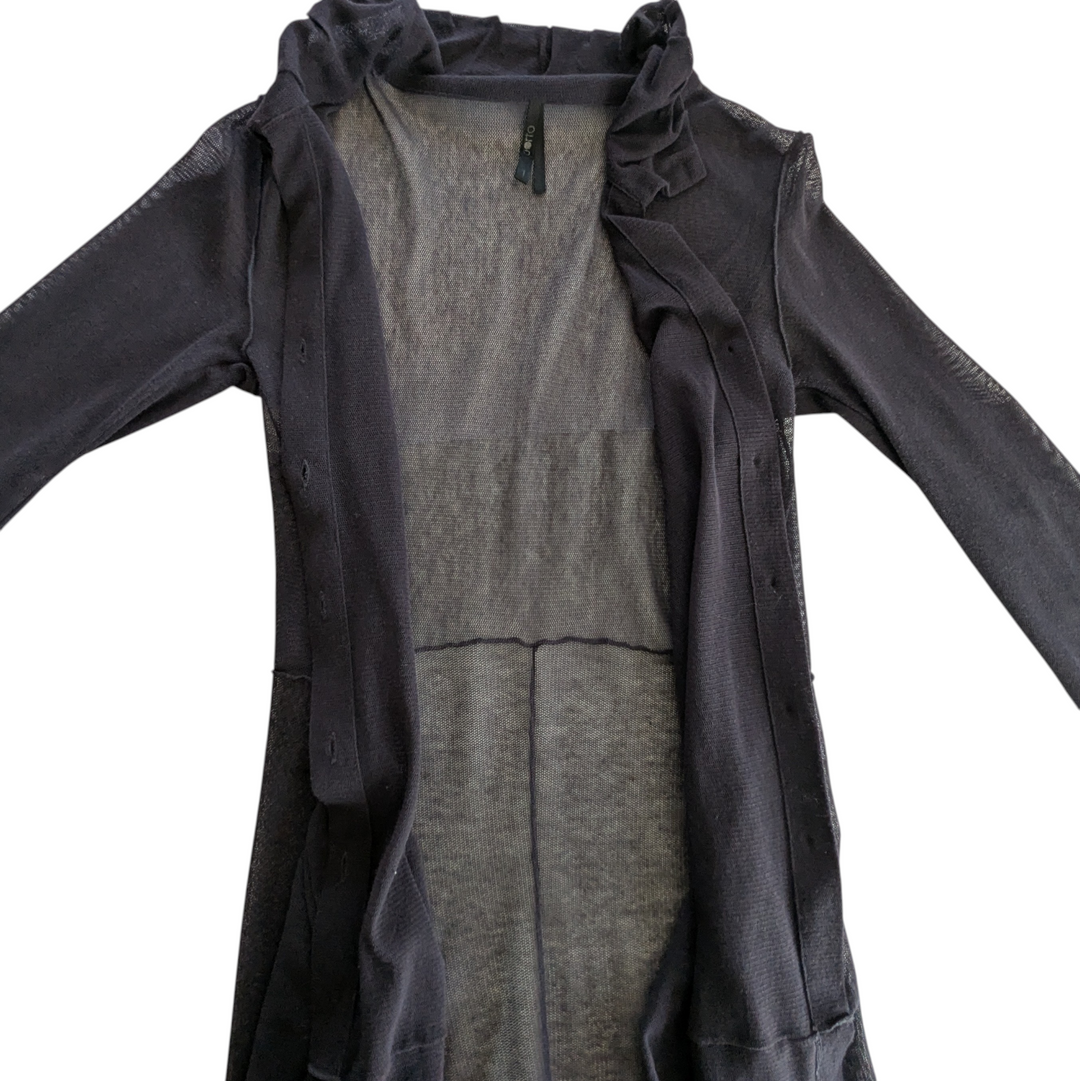 Porto Palmer Long Mesh Cardigan Size Small