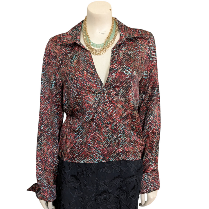 Nicholas Silk Blend Blouse Size 8