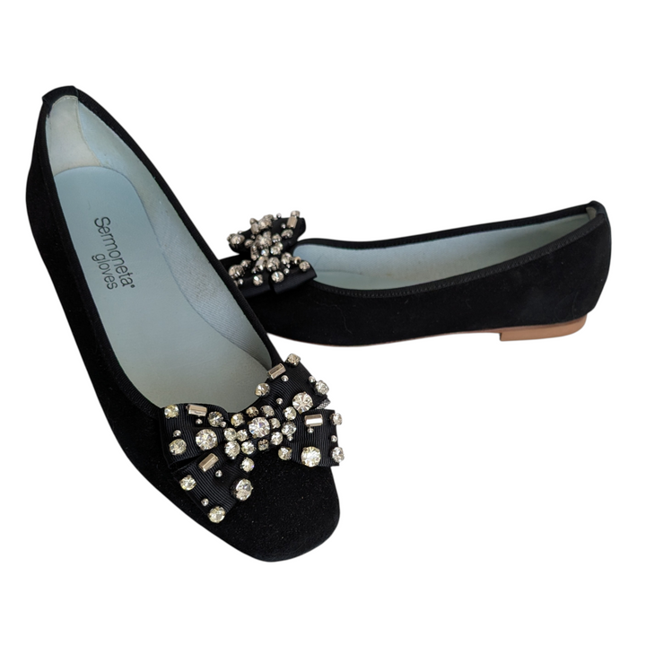 Sermoneta Gloves Suede Ballet Flats Size 36