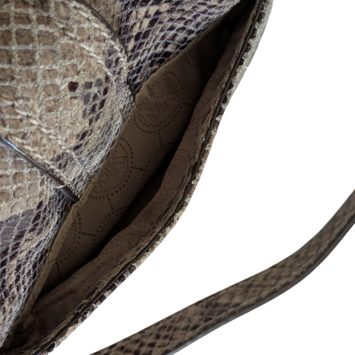 MICHAEL Michael Kors Charlton Snakeskin Crossbody