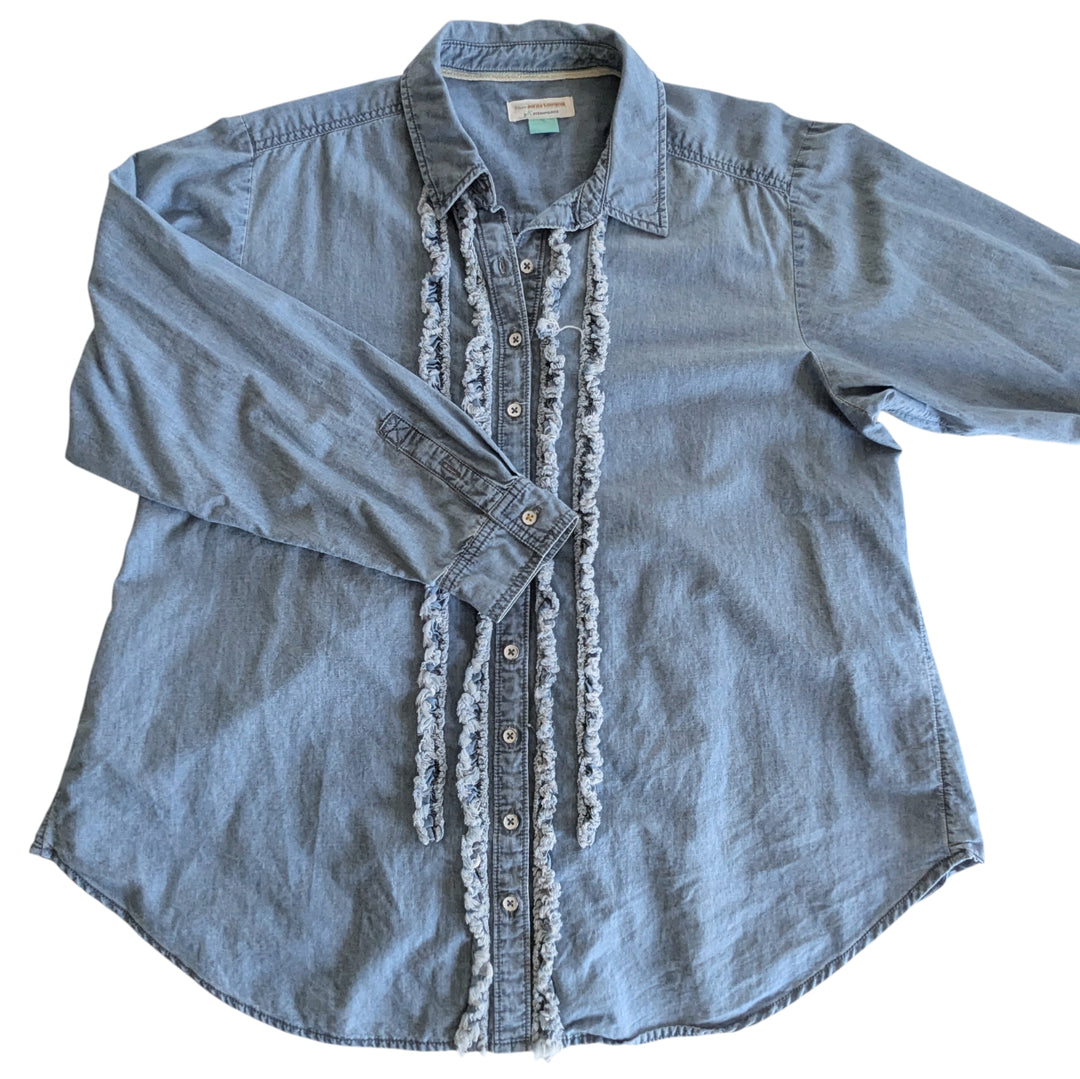 Anthropologie Pilcro Juni Chambray Shirt Size 1X