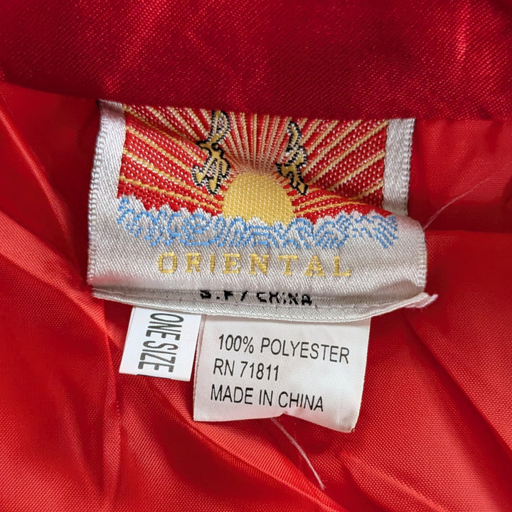 Chinese Satin Long Kimono O/S