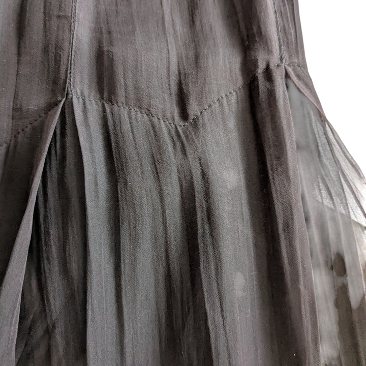 Jean Paul Gautier Sheer Silk Maxi Skirt