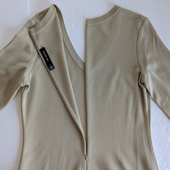 St John Knit Midi Dress Size 12