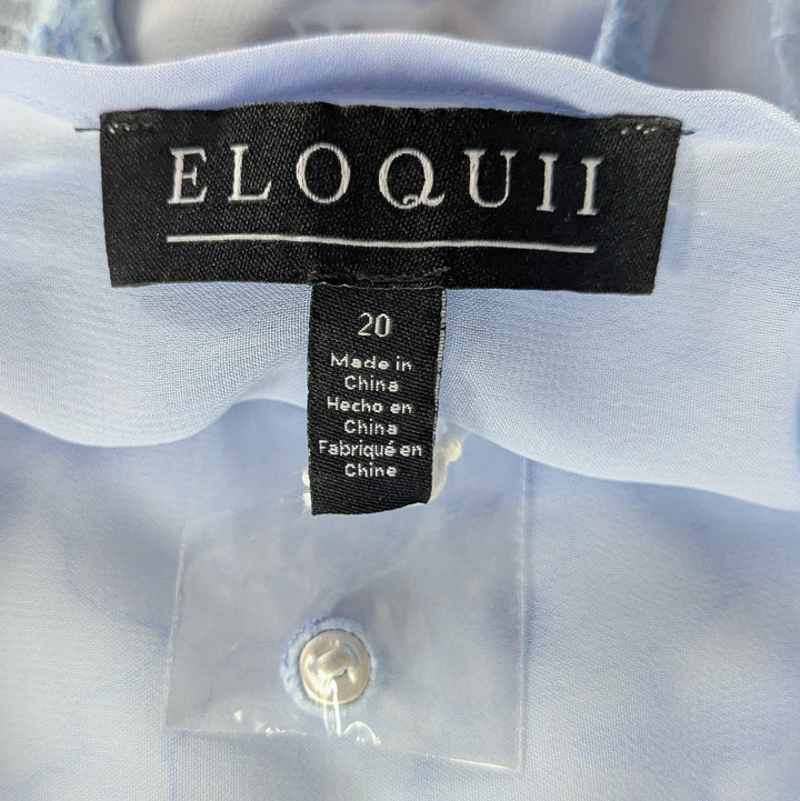 Elonquii Back Tie Lace Blouse Size 20