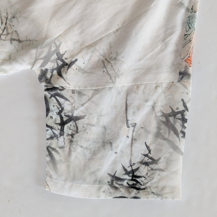 Buykud O Neck Tee Asian Print Size XL