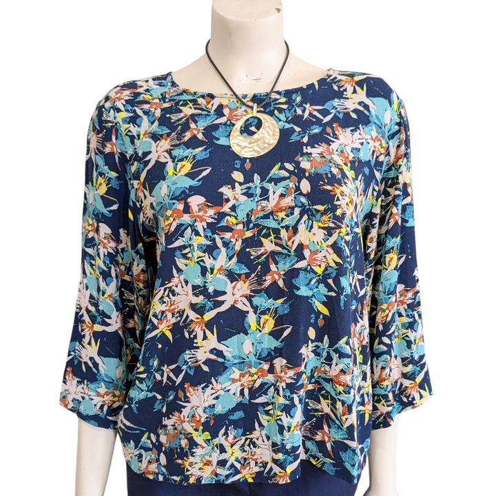 Sam & Lavi Floral Print Blouse Size Medium