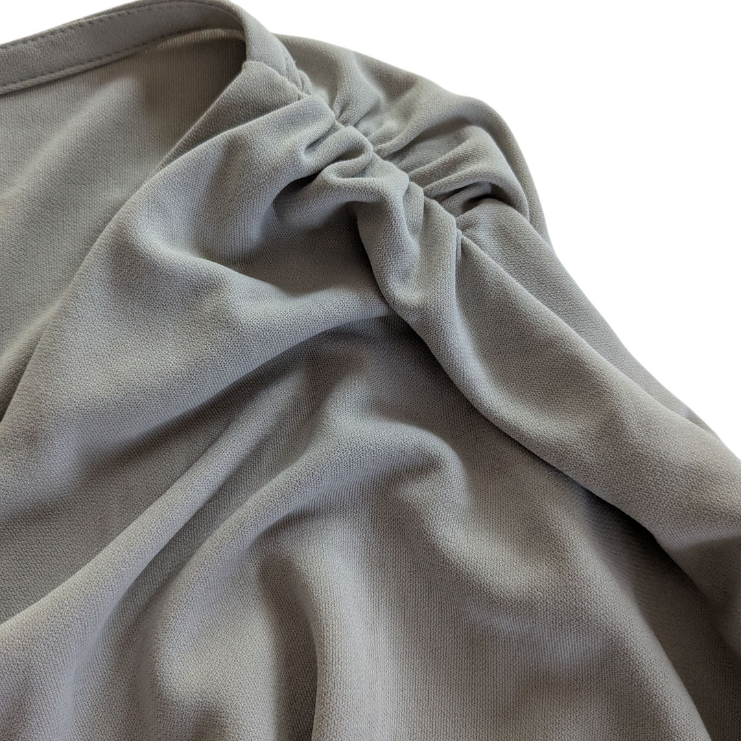 St John Couture Ruched Knit Top Size 16