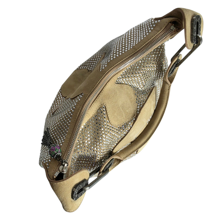 Jimmy Choo Grant Hobo with Crystals