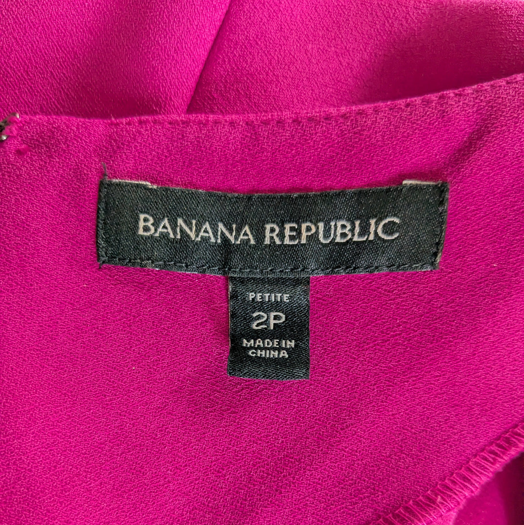 Banana Republic Flounce Peplum Dress Size 2P