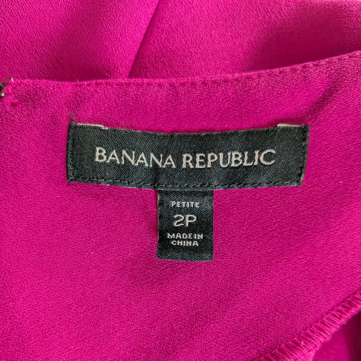 Banana Republic Flounce Peplum Dress Size 2P