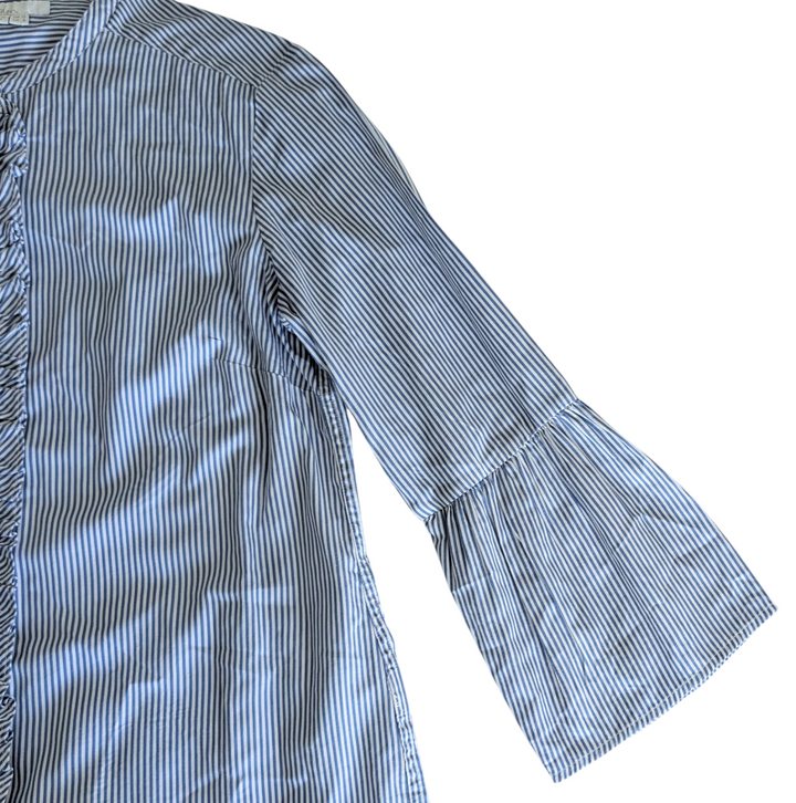 Boden Ticking Stripe Shirt Size 8