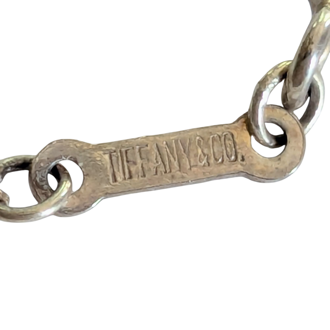 Tiffany Sterling Silver "C" Initial Necklace